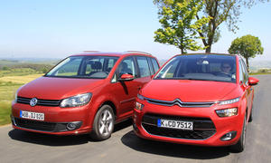 Kompakt-Van-Test 2013: Neuer Citroën C4 Picasso, VW Touran