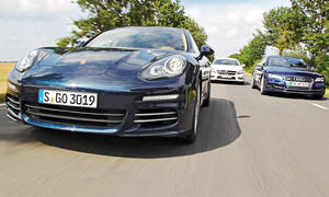 Porsche Panamera 4S, Audi S7 Sportback und Mercedes CLS 500 Shooting Brake 4MATIC: Luxuslimousinen-Vergleichstest