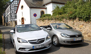 Opel Cascada 1.6 SIDI Turbo Vergleichstest VW Golf Cabriolet 1.4 TSI Bilder technische Daten