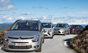 Citroën Grand C4 Picasso, Ford Grand C-MAX, Opel Zafira Tourer, Renault Grand Scénic - Kompaktvan-Test