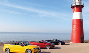 Audi A3, Opel Cascada, VW Golf - Kompakte Cabriolets im Test
