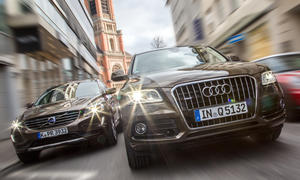 Audi Q5 2.0 TDI quattro, Volvo XC60 D4 AWD Vergleichstest Mittelklasse-SUV