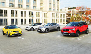 Kia Stonic, Renault Captur, Toyota C-HR, Opel Crossland X