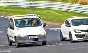 Malmedie im Fiat Multipla auf der Nürburgring-Nordschleife