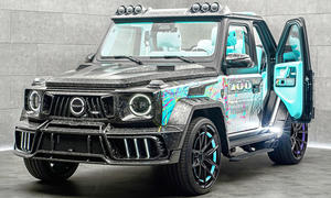 Der Mansory G63 AMG Art Piece stehend von schräg vorne