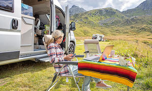 Mobiles Büro im Wohnmobil