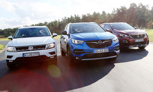 VW Tiguan, Opel Grandland X, Peugeot 3008