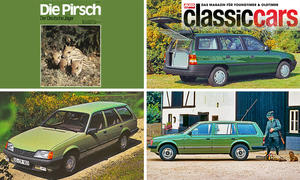 Opel Pirsch-Modelle als Collage