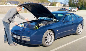 Porsche 944 mit Tesla-Antrieb