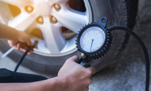 WESEEDOO LuftdruckprüFer ReifenfüLler Autoreifen Manometer und Pumpe Autoreifen-Manometer Digitales Reifendruck-Messgerät für Auto für Auto Reifen Manometer 