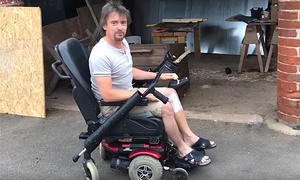 Richard Hammonds Rollstuhl