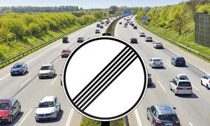 Deutsche Autobahn ohne Tempolimit