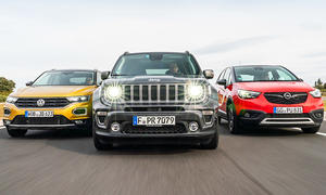 Jeep Renegade/Opel Crossland X/VW T-Roc: Test