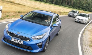 Kia Ceed/Opel Astra/VW Golf: Test