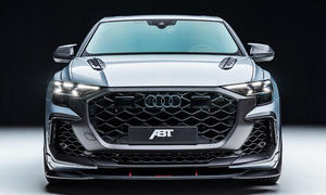 Man sieht den Abt RSQ8 Legacy Edition von vorne.