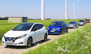 BMW i3s/Kia Soul EV/Nissan Leaf/Opel Ampera-e/VW e-Golf