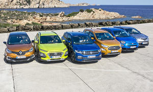 Renault Captur/Hyundai Kona/VW T-Cross/Ford EcoSport/Fiat 500X/Toyota C-HR