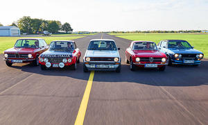 VW Golf/Renault 17/Alfa Romeo GT/Lancia Fulvia/BMW 1600