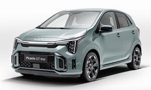 Kia Picanto Facelift (2024); stehend, schräg vorne