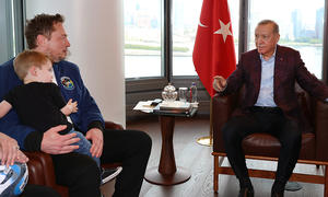 Elon Musk und Recep Tayyip Erdoğan