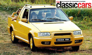 Der Skoda Felicia Fun (1995) stehend von vorne.