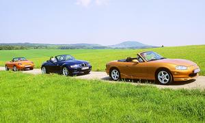 BMW Z3/Mazda MX-5/Fiat Barchetta: Vergleich