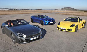 BMW Z4 Roadster M40i/Chevrolet Camaro V8 Cabrio/Porsche 718 Boxster S: Test