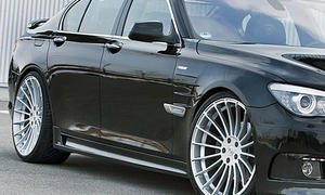 Die Aluminium-Räder speziell für gewichtige Fahrzeuge konzipiert wie BMW und Range Rover 