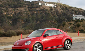 Bilder VW Beetle 2012 Los Angeles Hollywood Sign