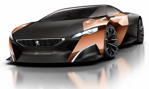 Peugeot Onyx Auto Salon Paris 2012 Diesel Hybrid Studie Sportwagen