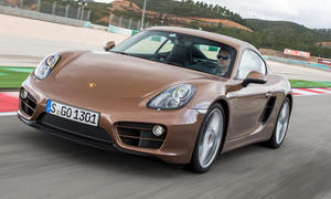 Fahrbericht Porsche Cayman 2013 Mittelmotor-Sportwagen Sechszylinder Front