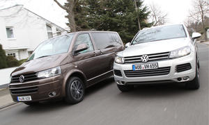 SUV Van Vergleich VW T5 Multivan 2.0 TDI Touareg 3.0 V6 TDI BlueMotion Technology