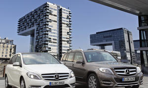 Vergleich Mercedes GLK 200 CDI B 200 CDI SUV Van