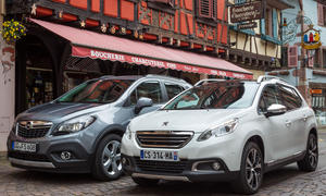 Bilder Opel Mokka Peugeot 2008 2013 Mini-SUV 