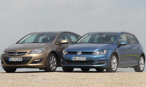 Vergleich Opel Astra VW Golf Kompaktklasse Bilder technische Daten