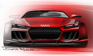 Audi Quattro Sport e tron 2013 IAA Studie Sportwagen Hybrid