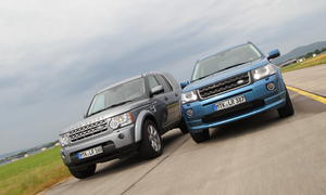 Land Rover Discovery TDV6 FreelanderSD4 SUV Vergleich Bilder technische Daten Fahrleistungen