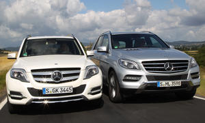 Mercedes GLK 250 BlueTEC 4MATIC Mercedes ML 250 BlueTEC 4MATIC Bilder Vergleich technische Daten