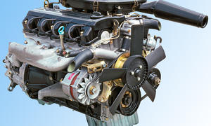 Mercedes M102 Vierzylinder Motor Bilder 