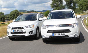 Mitsubishi Outlander 2.2 Di-D Vergleich SUV ASX 1.8 DI-D