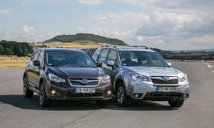 Subaru XV Subaru Forester Vergleichstest Bilder technische Daten