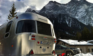 Airstream Camping Wohnwagen Winter Caravan Heizung