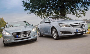 Bilder Opel Insignia Peugeot 508 Markenvergleich 