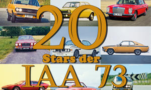 Porsche 911 Opel Kadett Mercedes 230 IAA 1973 Oldtimer Bilder technische Daten 