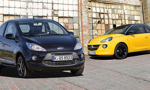 Ford Ka 1.2 Opel Adam 1.4 ecoFLEX Vergleich City-Cars Markenvergleich