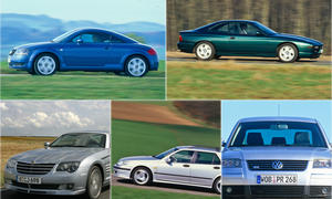 Audi TT BMW 850 CSi Chrysler Crossfire SRT-6 Saab 9-5 Aero VW Passat W8 Ratgeber Klassiker Bilder technische Daten