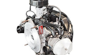 Citroen 2 CV Zweizylinder-Boxer Motor Technik Bilder