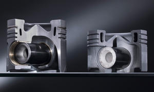 Mercedes Diesel Motoren Stahl Kolben 2014 Nanoslide V6 Turbodiesel