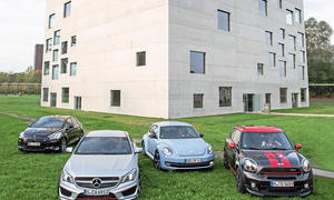 Citroën DS5 Mercedes CLA Mini Paceman VW Beetle Vergleich Bilder technische Daten