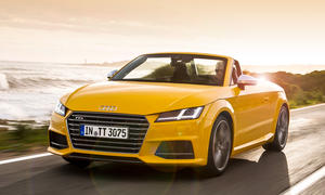 Audi TTS Roadster quattro S tronic Fahrbericht Cabrio Fahraufnahme